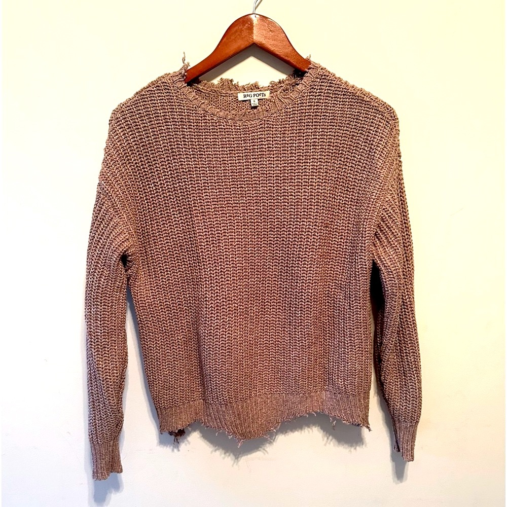 Rag Poets slightly Distressed Sweater